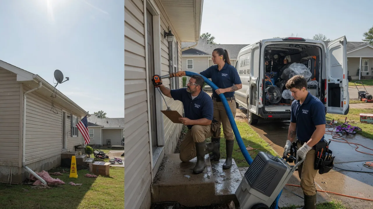 Ceiling Water Damage Restoration in King, NC near me